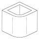 Элемент дымохода, неокрашенный, H=26 (Palazzetti)